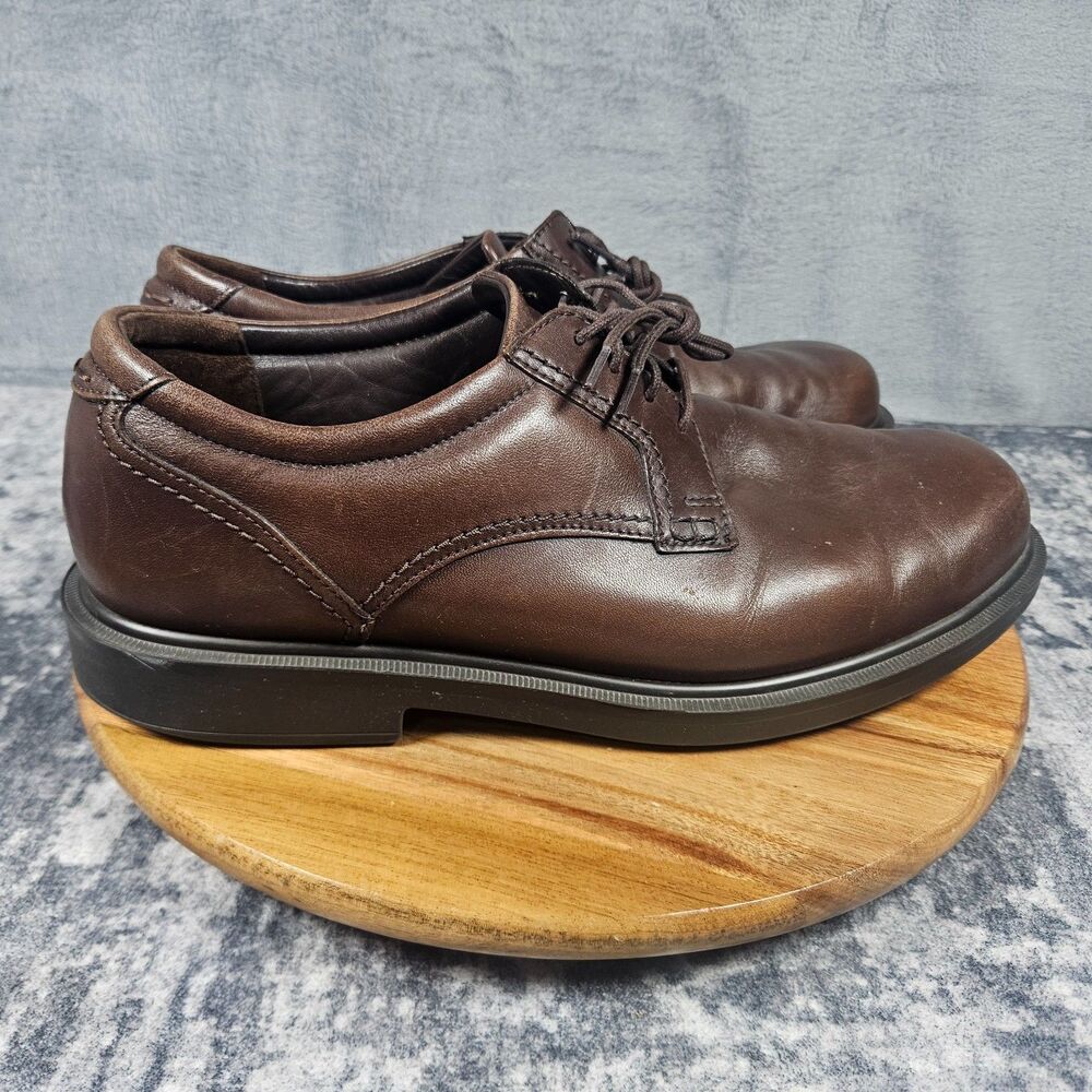 SAS Ambassador Dress Shoes Mens 12 Wide Brown Oxford Lace Up Casual Comfort